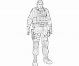Resident Evil Chris Coloring Redfield Pages Another sketch template