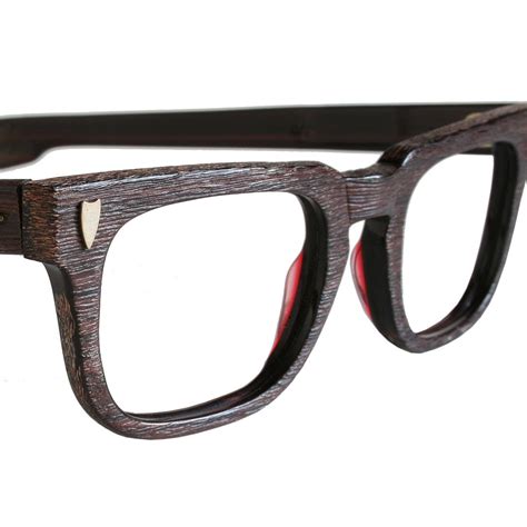 Vintage 50s Mens Redwood Eyeglasses