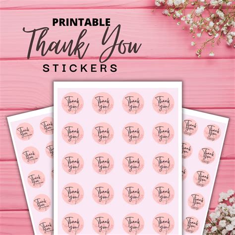 printable   stickers instant  pink sticker etsy