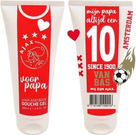 ajax douchegel met stickers geschenk cadeau  ml bolcom