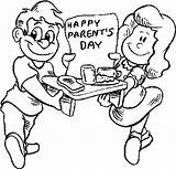 Coloring Pages Parents Mothers Happy Mom 4th July Kids sketch template