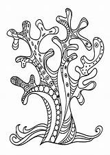 Corals Coloring Pages Print sketch template