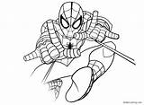Coloring Pages Spiderman Homecoming Hero Super Kids Printable sketch template