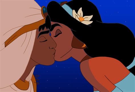 Aladdin And Jasmine Kiss Bing Images By Serah Whi