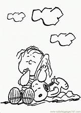 Snoopy Coloring Pages Printable Cartoons sketch template