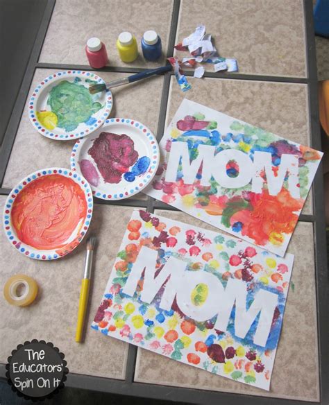 educators spin   easy mothers day craft