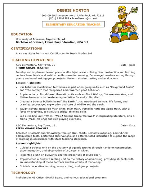 preschool teacher resume samples sample resumes