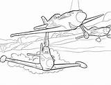 Planes Coloring Pages Printable Kids sketch template