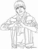 Justin Bieber Coloring Pages Printable Idol Sign Colouring Teen Heart Making Hellokids Ecoloringpage People Ngiseng Gudu sketch template