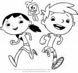 Justin Time Coloring Pages Olive Tempo Drawing Giust Squidgy Colorare Da Kids sketch template
