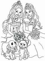 Barbie Coloring Pages Dream House Dreamhouse sketch template