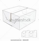 Box Cardboard Getdrawings Drawing sketch template