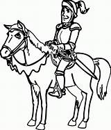 Coloring Knight Rider Pages Horse Comments Library Clipart sketch template