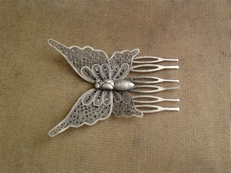 metalen filigrain haarkam vorm vlinder bestel bij mittensnl
