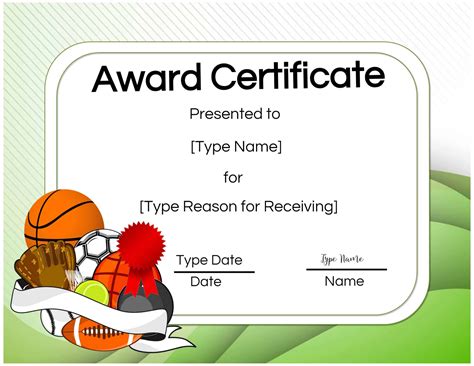 printable sports certificates printable word searches
