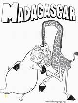 Melman Madagascar Coloring Pages 2474 Svg Divyajanani sketch template