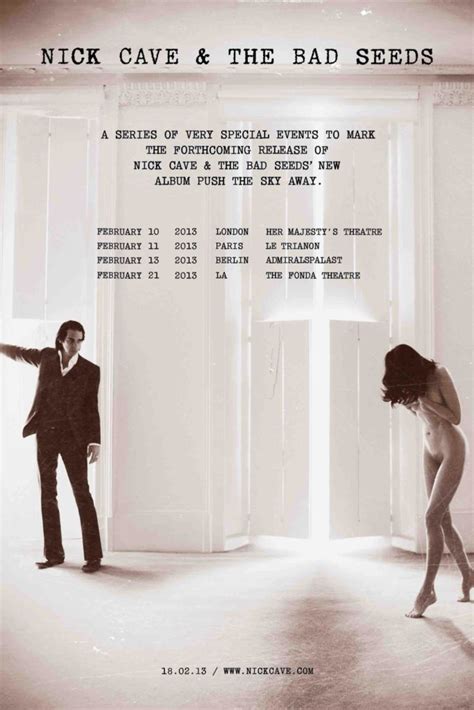 nick cave and the bad seeds her majesty s theatre