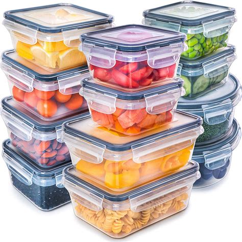 pack food storage containers  lids plastic food containers  lids plastic