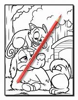 Lazy Dogs Coloring Jade Summer Book Dog sketch template