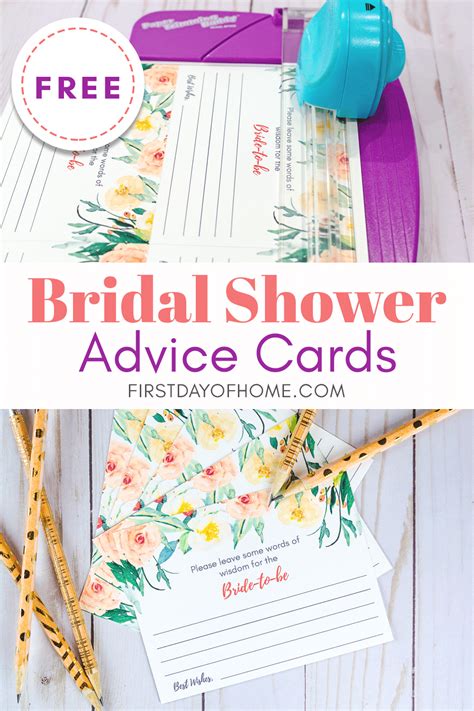 diy advice cards   wedding