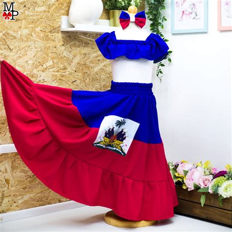 Haitian Dress Classic Haiti Girls Dress From 12 Month To Xxl Adults