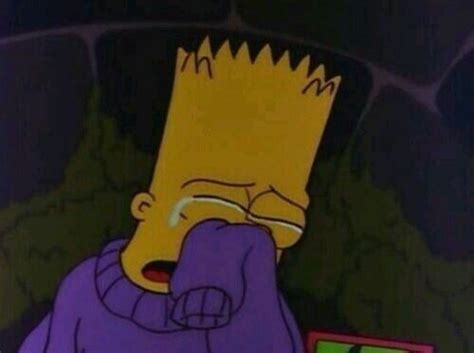 Bart Simpson Crying Discovered By Alyse On We Heart It