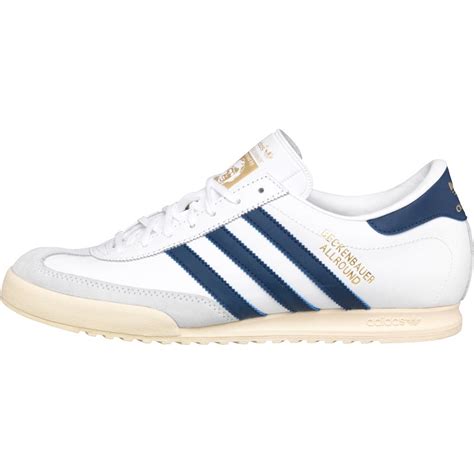 buy adidas originals mens beckenbauer   trainers whitebluegold