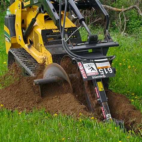 bradco mini skid steer trencher attachment skid steer solutions
