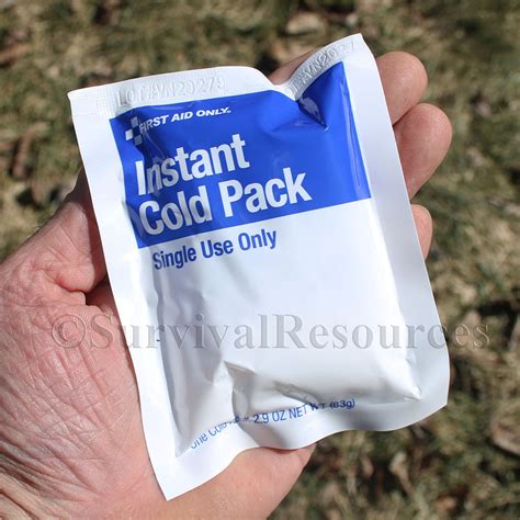survival resources  aid instant cold pack