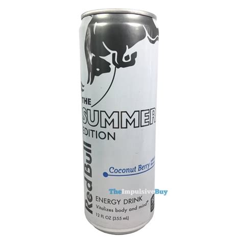 quick review red bull summer edition coconut berry energy drink  impulsive buy
