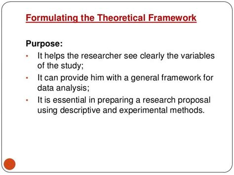 conceptual  theoretical framework proposal paper research