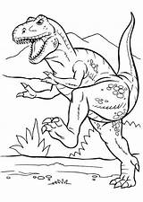 Jurassic Kicking Tyrannosaurus Everfreecoloring Spinosaurus Coloring4free Head Coloringtop Tangled sketch template