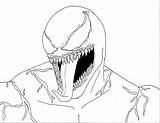 Venom Colorare Disegni Carnage Marvel Zeichnen Wonder sketch template