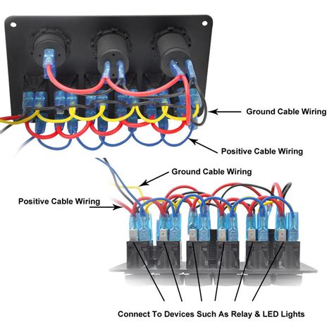 switch panel wiring diagram  wiring diagram