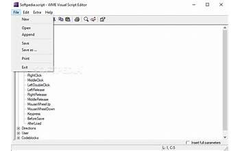 WME Visual Script Editor screenshot #1