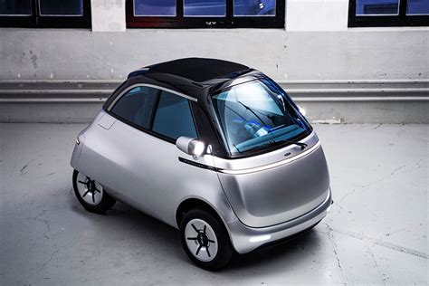 microlino   cute electric microcar prototype  improved safety