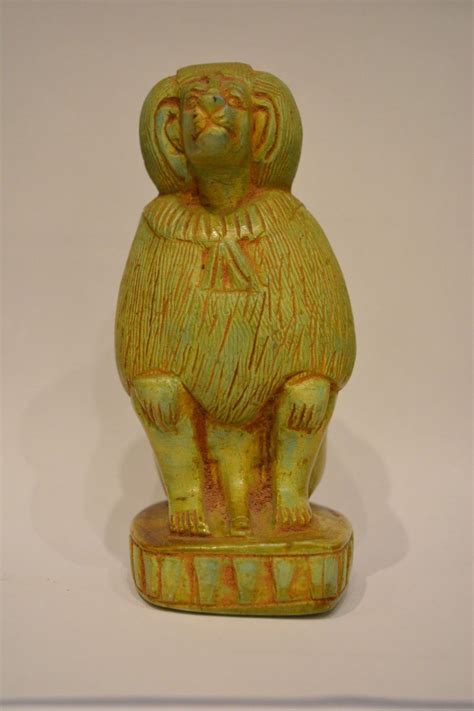Rare Ancient Egyptian Baboon Statue Thoth Statue God Of Wisdom