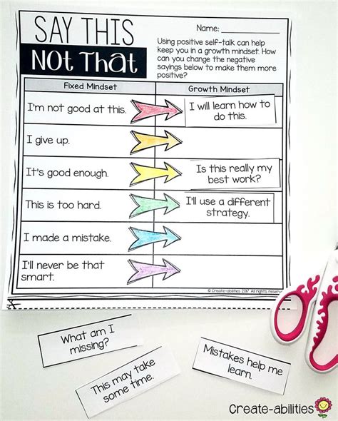growth mindset activity pack growth mindset activities growth