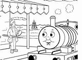 Thomas Percy Coloring Train Pages Tank Drawing Engine Christmas Friends Getdrawings Terrific Color Getcolorings sketch template