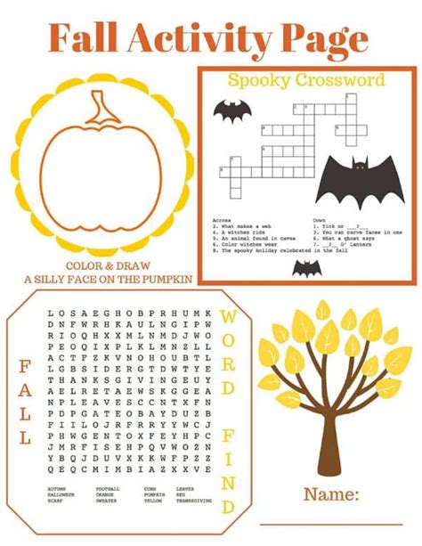 fall activity page guest post  printable cook craft love