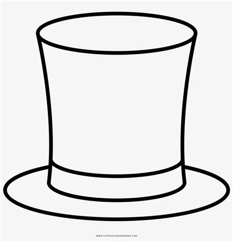 top hat coloring page ultra pages top hat coloring page png image