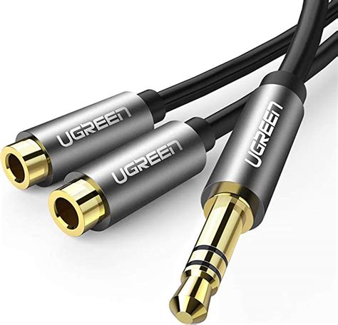 Ugreen 3 5mm Audio Stereo Y Splitter Extension Cable 3 5mm Male To 2