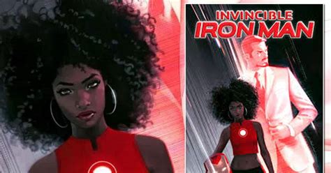 marvel unveils new iron man with 15 year old genius black girl taking over from tony stark