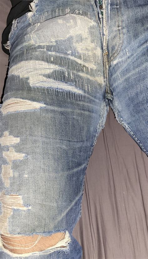 Spunkylevisjeans On Twitter So Horny Today Wearing My Heavily Cum