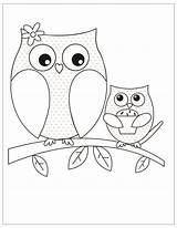 Grandma Nana Baby Grandparents Hallmark Owe Owlet Corujas Getcolorings Preschoolers sketch template