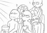 Draw Squad Base Drawing Drawings Group Funny Poses Cinema Anime Deviantart Sketches Meme Reference Chaos Friends Ocs Bases Desenhos Chibi sketch template