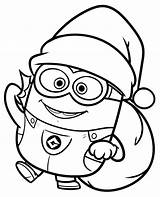 Coloring Minion Pages Minions Santa Vampire Claus Print Christmas Mouse Colouring Printable sketch template
