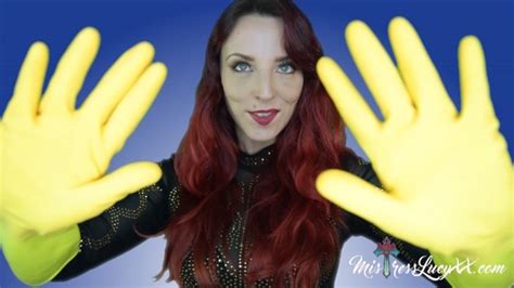Mistress Lucyxx Rubber Glove Joi Handpicked Jerk Off Instruction