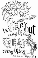Journaling Pray Traceable Verse Philippians Colouring Anything Homeschool sketch template