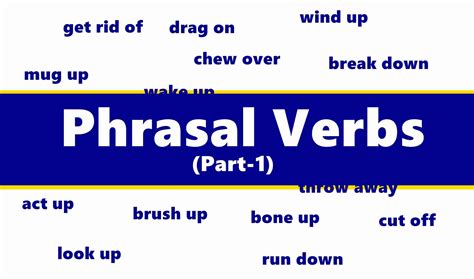phrasal verbs  examples part